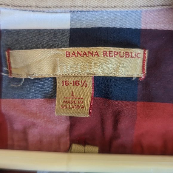 Banana Republic Plaid Button Down Shirt - Picture 3 of 3